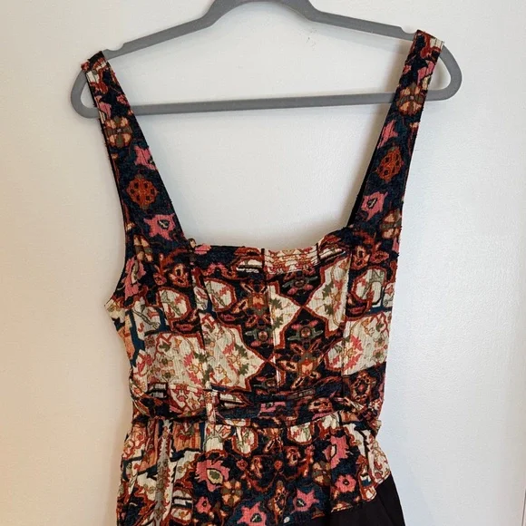 Anthropologie Black and Red Asymmetrical Dress - Picture 2 of 11